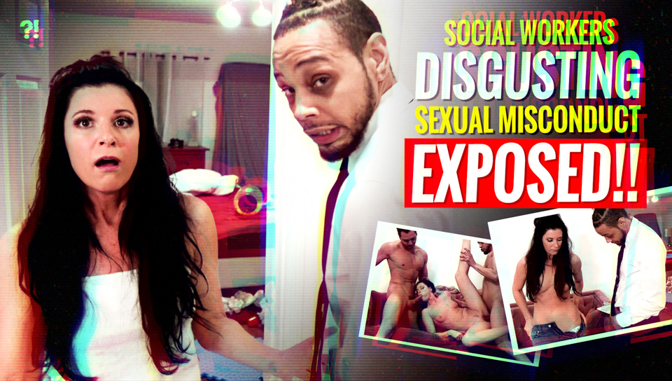 Sexy milf India fucks horny social workers Brad and Donny.