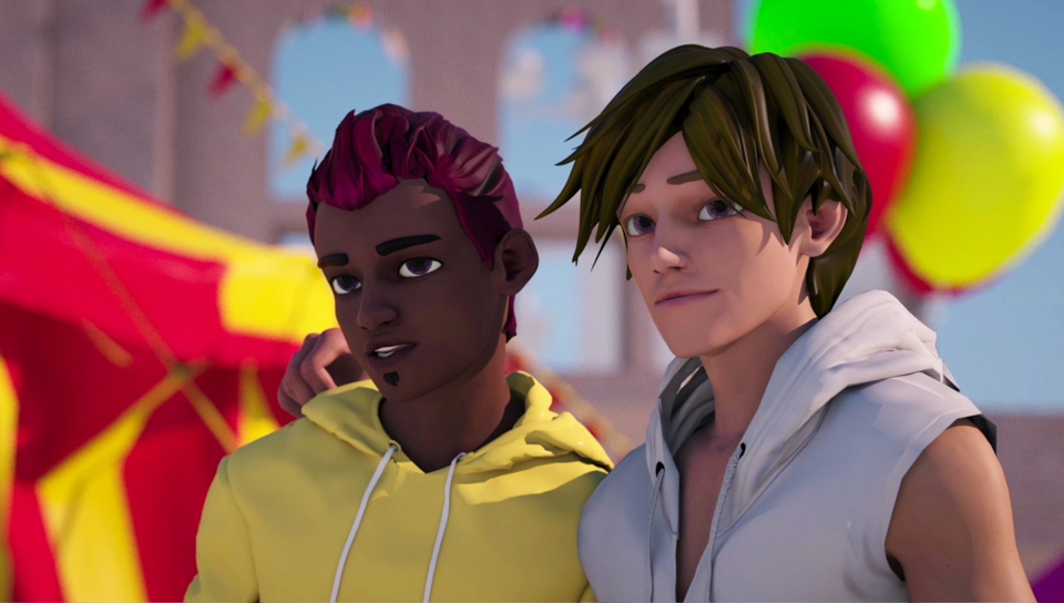 Blitz Hardrocket explores his sexuality with a man