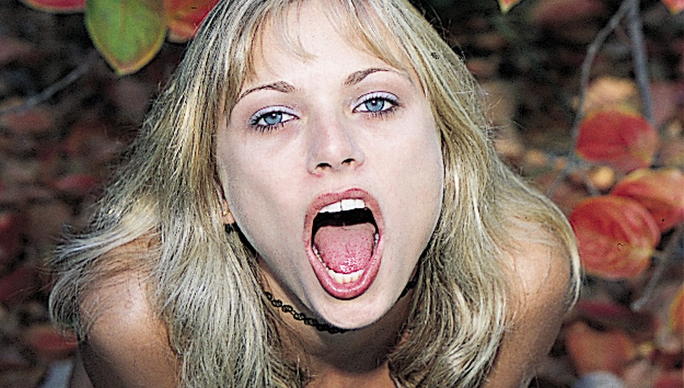 Anal slut Briana Banks swallows Mike John's cum load.